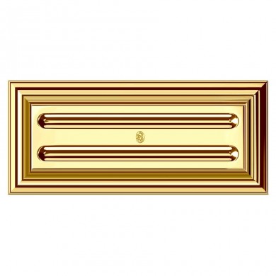 El Casco Хоризонтална поставка за два пишещи инструмента 23 KT Gold 