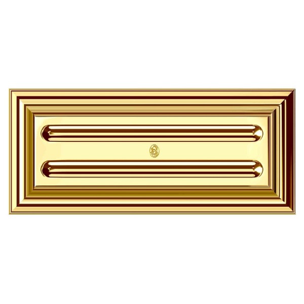 El Casco Хоризонтална поставка за два пишещи инструмента 23 KT Gold 
