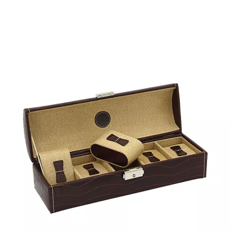Кутия за часовници Friedrich23 Watch Case Le Croc 5 - Bown / Croc look