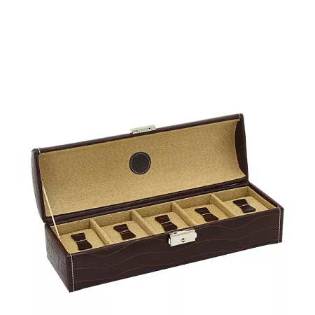 Кутия за часовници Friedrich23 Watch Case Le Croc 5 - Bown / Croc look
