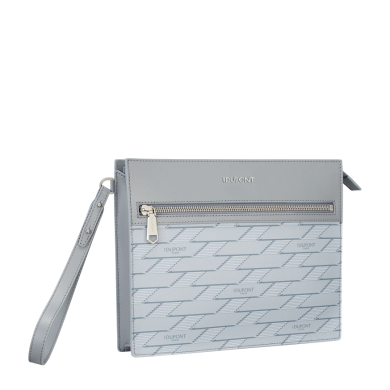 Клъч S.T.Dupont 1872 Monogram Pouch Light Grey