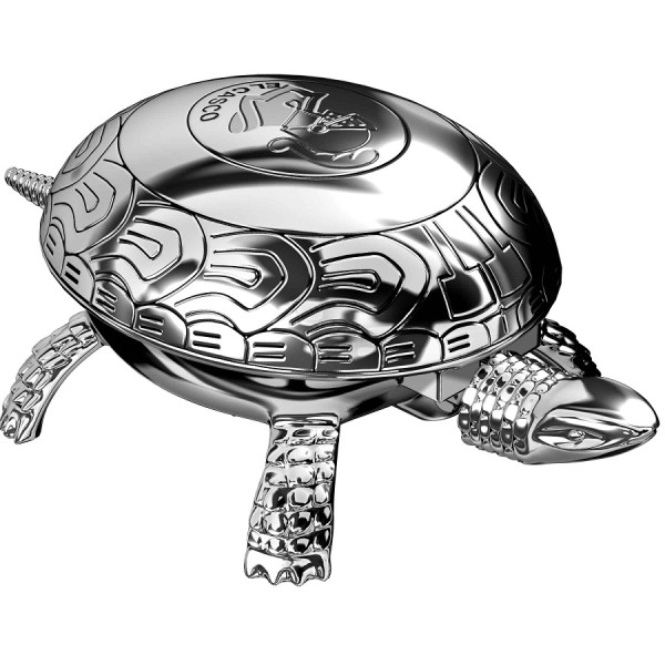 El Casco Костенурка - преспапие и звънец Shiny Chrome