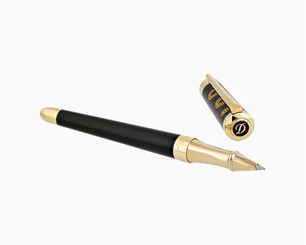 Ролер S.T.Dupont LIBERTÉ “HIPPOCRATE” / BLACK LACQUER AND GOLD