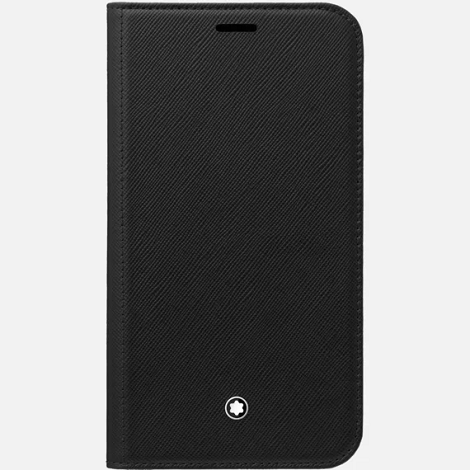 Калъф за телефон - Montblanc Sartorial Flip Side Cover with 2cc and view pocket for Apple iPhone 11