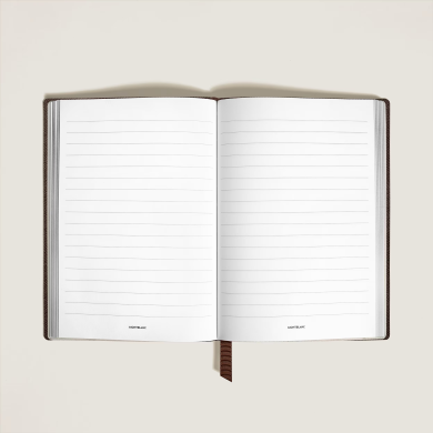 Тефтер Montblanc Medium Notebook in Sartorial Leather, Lined Pages