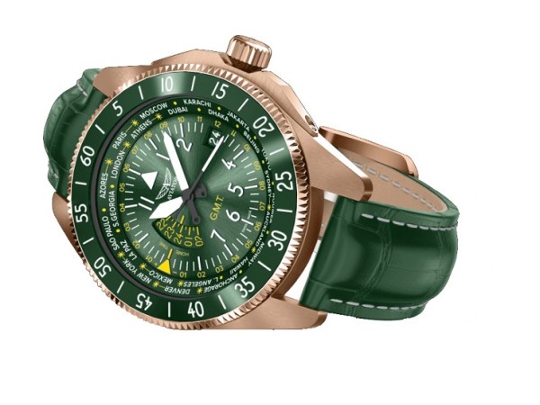 Часовник AVIATOR AIRACOBRA GMT 42.8MM