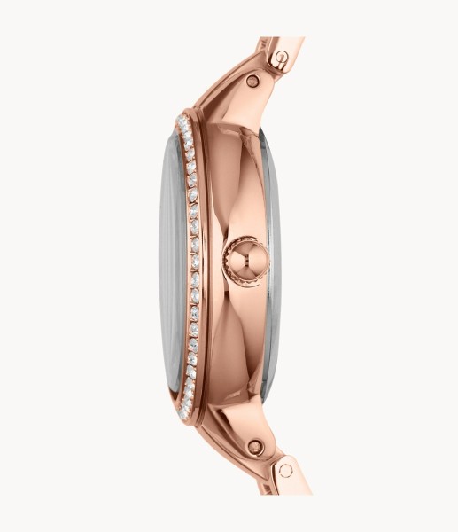 Fossil Virginia Rose-Tone Stainless Steel