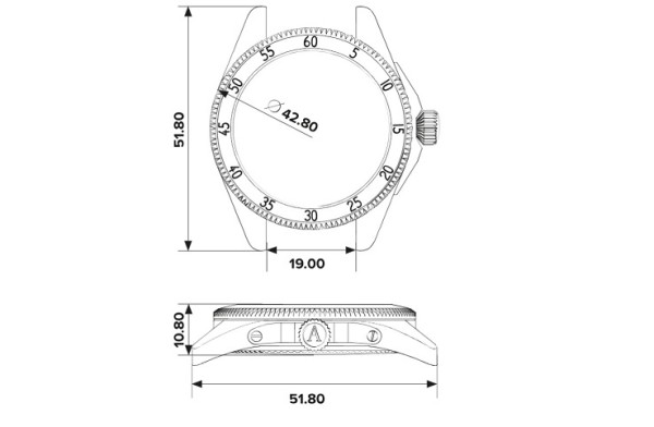 Часовник AVIATOR AIRACOBRA GMT 42.8MM