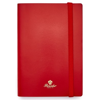 Тефтер Pineider Classic Notebook Fire Red