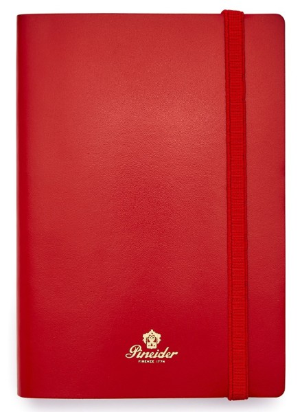 Тефтер Pineider Classic Notebook Fire Red