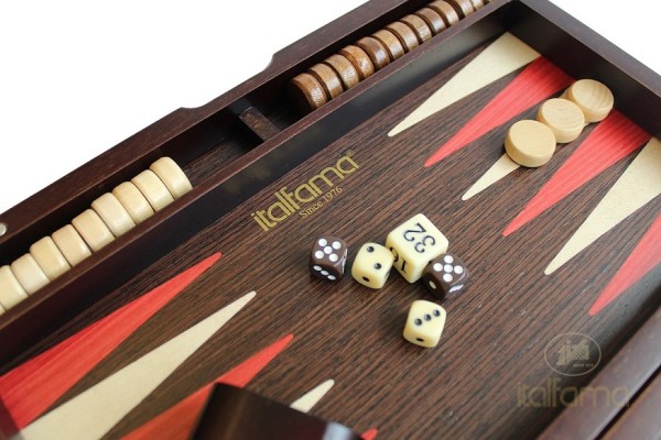 Italfama Табла FOLDING WOODEN BACKGAMMON SET