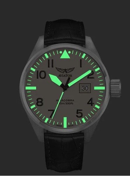 Часовник AVIATOR AIRACOBRA TYPE A 42.8MM