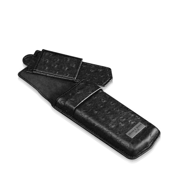 Калъф за часовник Heisse & Söhne Watch Case Mondo Ostrich - Black