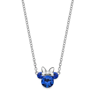 Колие Disney Mickey Mouse Saphire Crystal Stone
