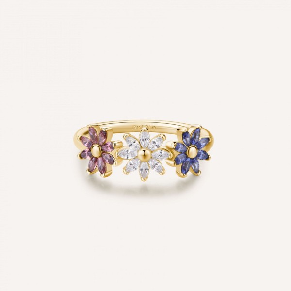 Пръстен Rosato Gaia Floral ring