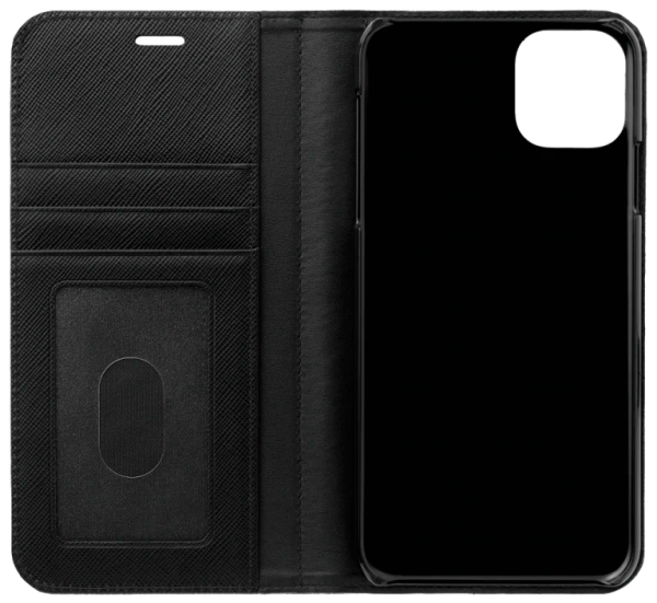 Калъф за телефон - Montblanc Sartorial Flip Side Cover with 2cc and view pocket for Apple iPhone 11