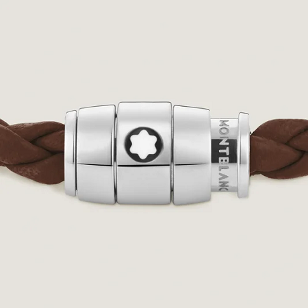Мъжка гривна Montblanc Meisterstück 3 Rings Bracelet Fauve Brown, 60