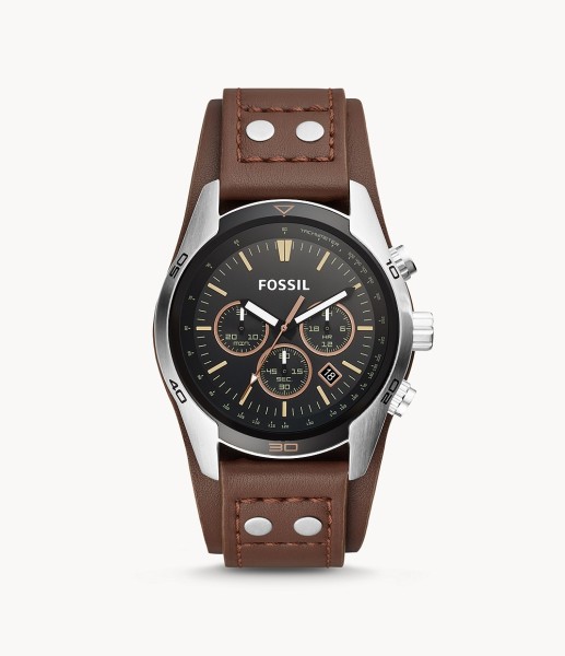 Fossil Coachman Chronograph Brown Leather
