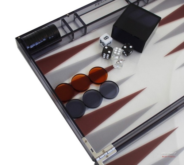 Italfama Табла FOLDING PLEXIGLASS BACKGAMMON SET