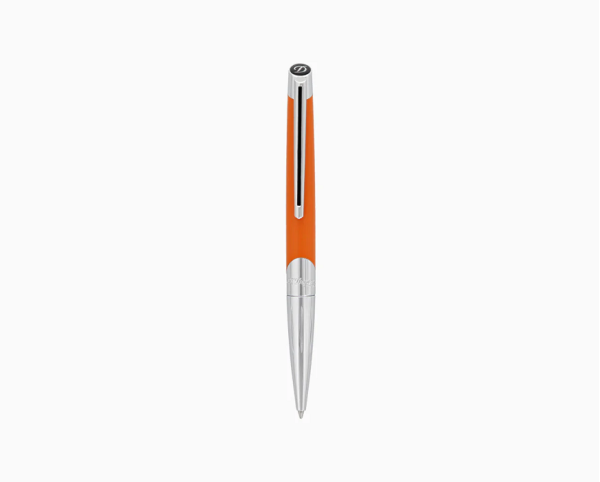 Химикалка S.T.Dupont DEFI MILLENIUM / SILVER AND MATT ORANGE