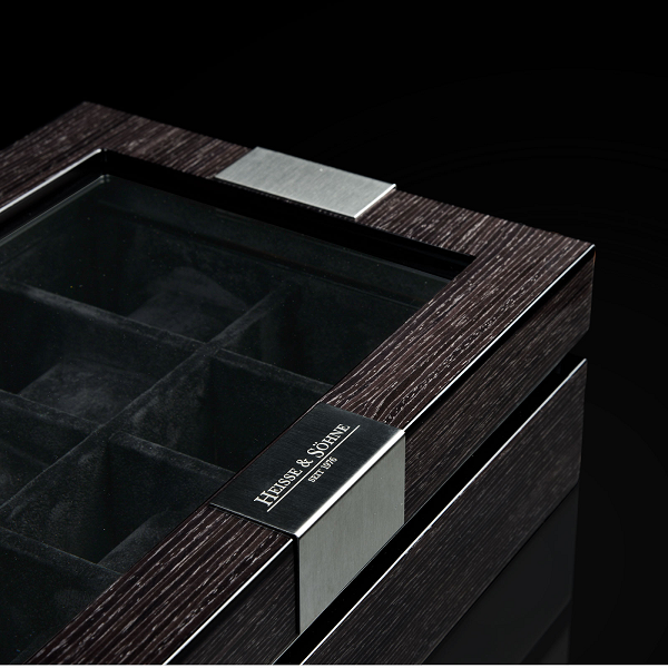 Кутия за часовници Heisse & Sohne Watch Box Executive 10 - Quercus/Black