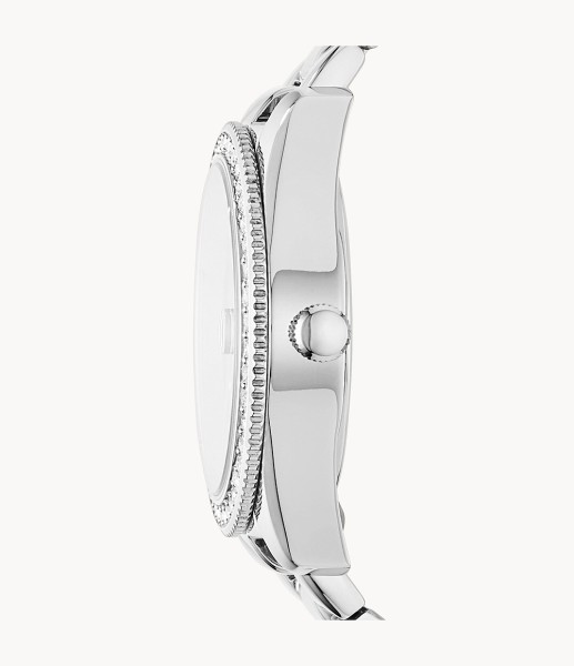 Fossil Scarlette Mini Three-Hand Date Stainless Steel