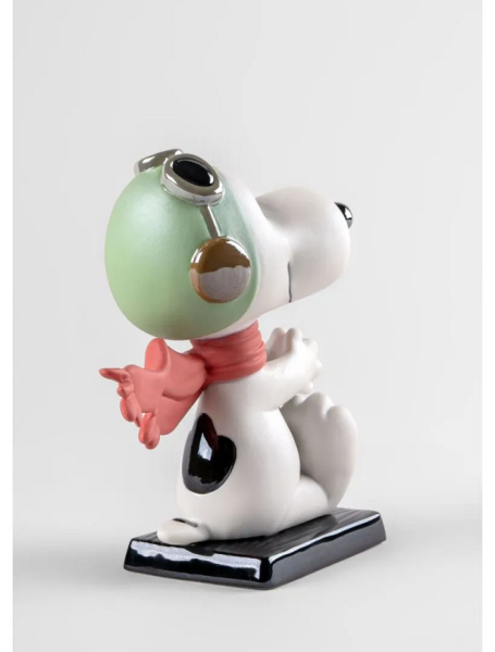 Порцеланова фигура Lladró - Snoopy™ Flying Ace Sculpture