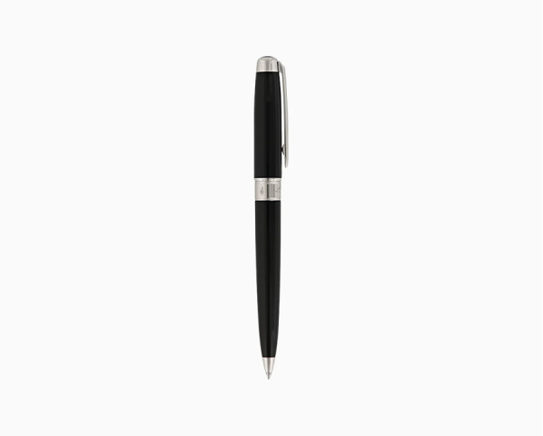 Химикалка S.T.Dupont LINE D ETERNITY LARGE BLACK AND PALLADIUM