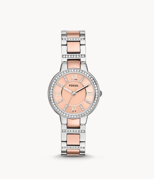 Fossil Virginia Two-Tone Stainless Steel