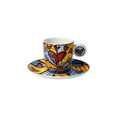Чаша за кафе Goebel "A new Day" Romero Britto