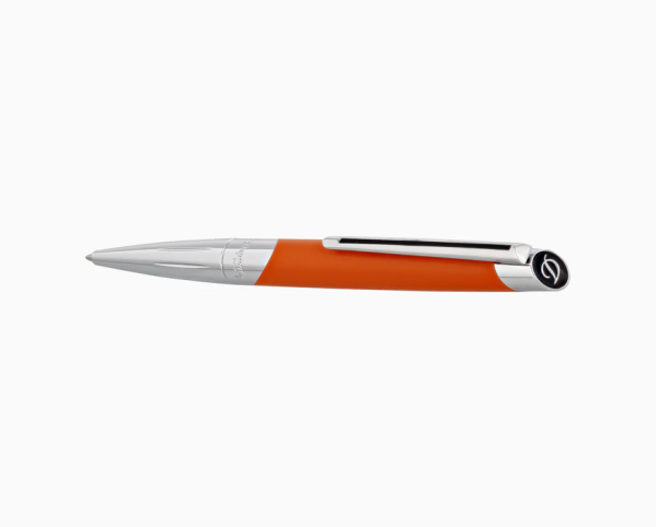 Химикалка S.T.Dupont DEFI MILLENIUM / SILVER AND MATT ORANGE