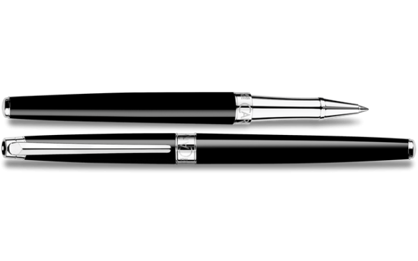 Ролер Caran d’Ache LEMAN SLIM BLACK EBONY