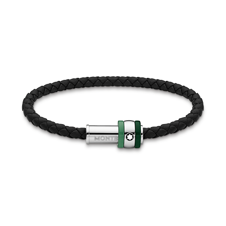 Мъжка гривна Montblanc 1858 Ice Sea green