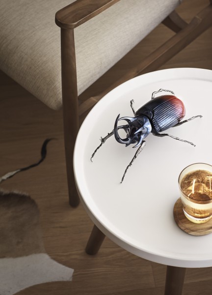 Порцеланова фигура Lladró – Rhinoceros Beetle Figurine