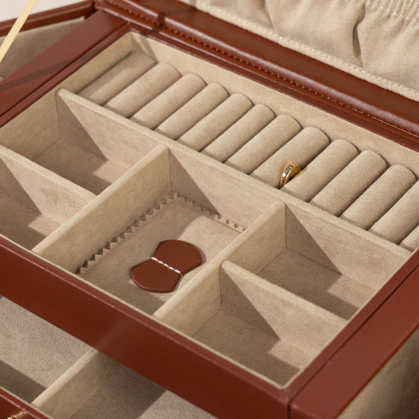 Кутия за бижута Friedrich23 Jewelry Case Cordoba Xl - Brown