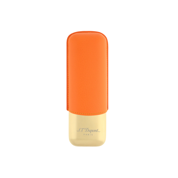 Калъф за 2 пури S.T.Dupont 2 Cigar case orange