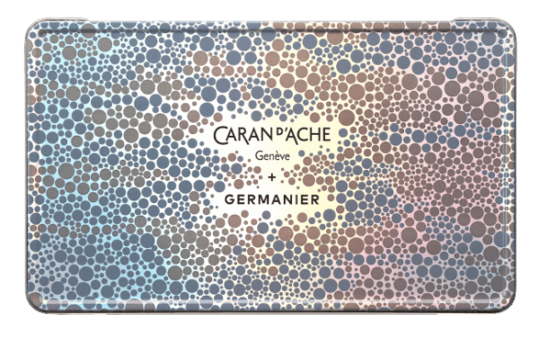 Сет химикалка и калъф Caran d’Ache ECRIDOR™ GERMANIER Platinum – Special Edition
