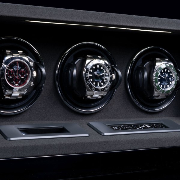 Кутия за навиване на часовници Heisse & Söhne Watch Winder Watch Master 3