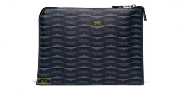 Папка Pineider Empress Pouch Medium Blue/Gray