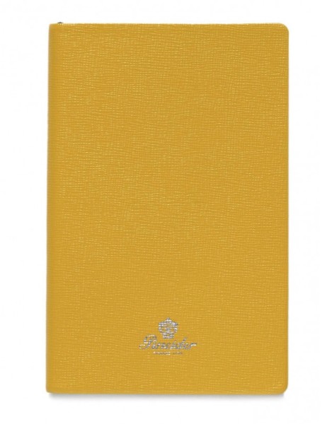 Тефтер Pineider Milano Notebook Leather Small Yellow