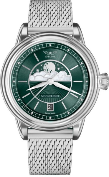 Часовник AVIATOR DOUGLAS MOONFLIGHT 36MM