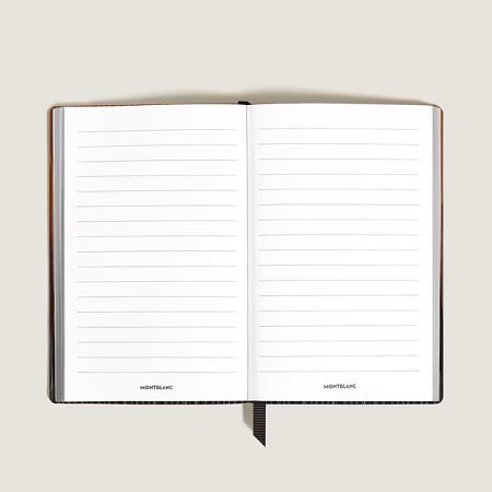 Montblanc Small Notebook in Corteccia Sfumato Leather MB136843 е луксозен кожен тефтер, ръчно изработен в Италия от естествена кожа Corteccia Sfumato с характерна текстура и елегантен преливащ ефект. Компактният формат 90 × 140 mm, 76-те листа с редове и топлият цвят Fauve го превръщат в идеален избор за ежедневни бележки, бизнес срещи и творчески идеи. Изисканият дизайн и емблематичното качество на Montblanc го правят стилен аксесоар и престижен подарък.