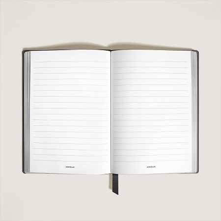 Тефтер Montblanc Medium Notebook Black, Lined Pages