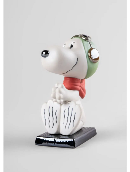 Порцеланова фигура Lladró - Snoopy™ Flying Ace Sculpture
