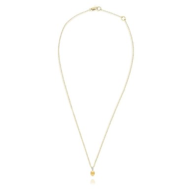 Nanis Колие - "Élite" gold and diamonds accent tiny necklace