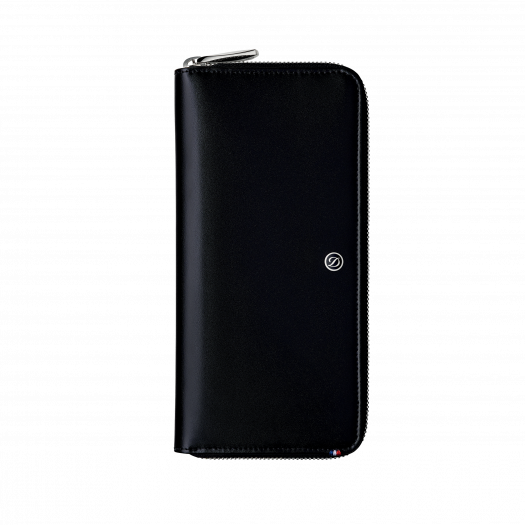 Висок портфейл S.T.Dupont LINE D ZIPPERED LONG WALLET WITH COIN PURSE