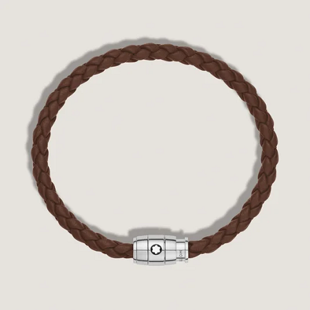 Мъжка гривна Montblanc Meisterstück 3 Rings Bracelet Fauve Brown, 60