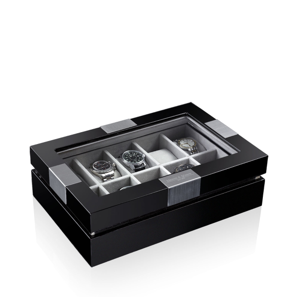 Кутия за часовници Heisse & Söhne Watch Box Executive 10 - Black