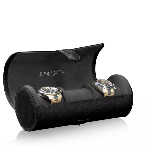 Кутия за часовници Heisse & Söhne Watch Roll Rondo 3 - Black