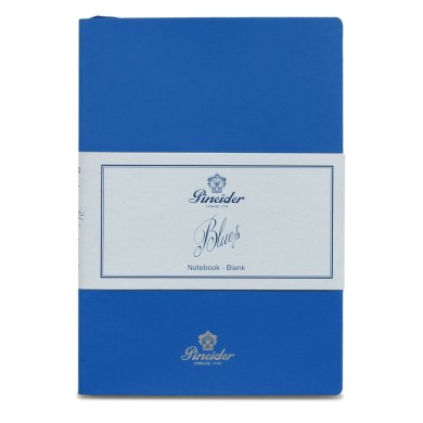 Тефтер Pineider Blues Notebook Leather Cover Blue Provence